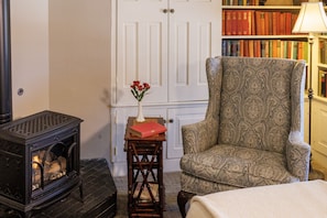 Luxury Room, 1 Bedroom, Fireplace, Garden View