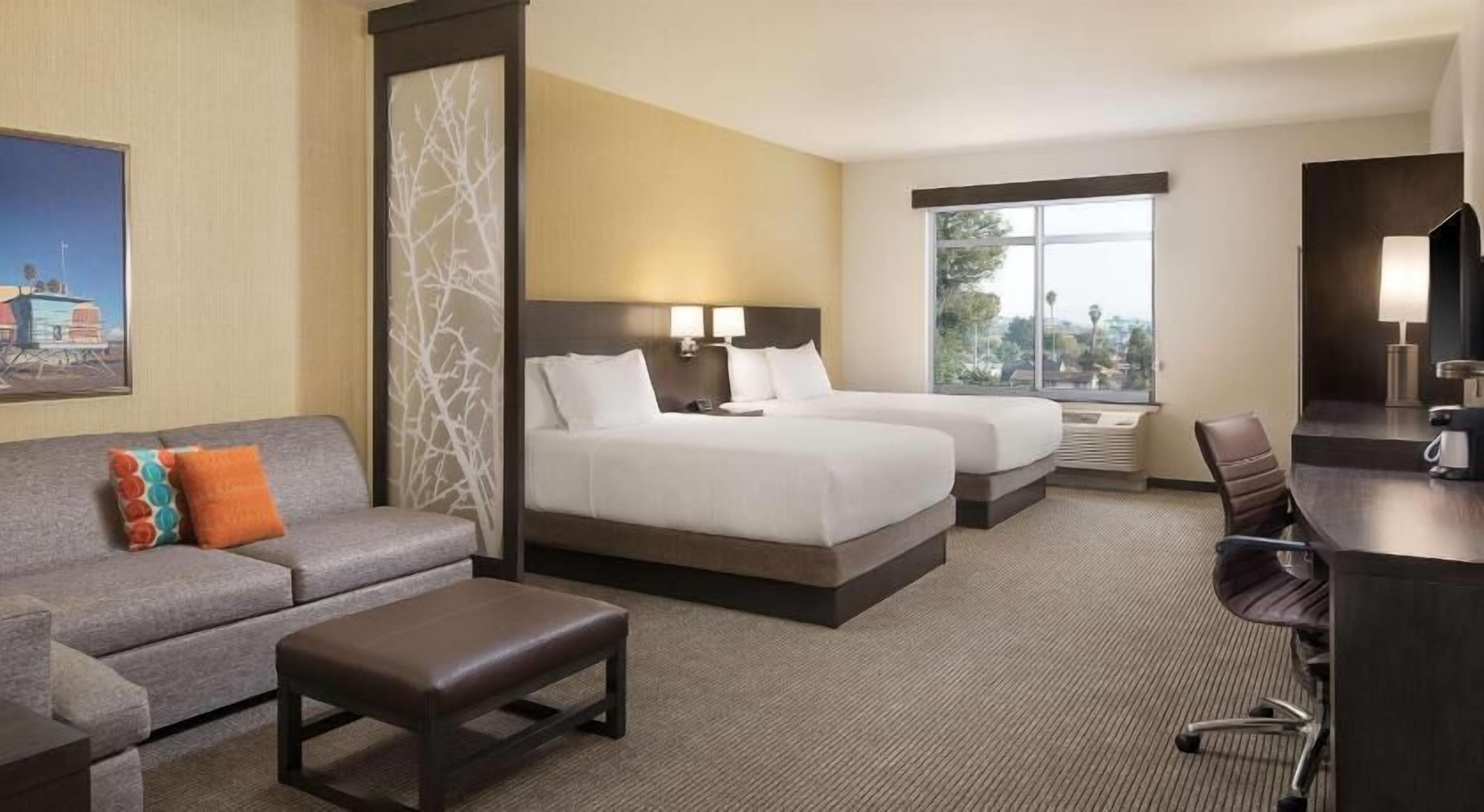 In-room safe, desk, blackout curtains, iron/ironing board