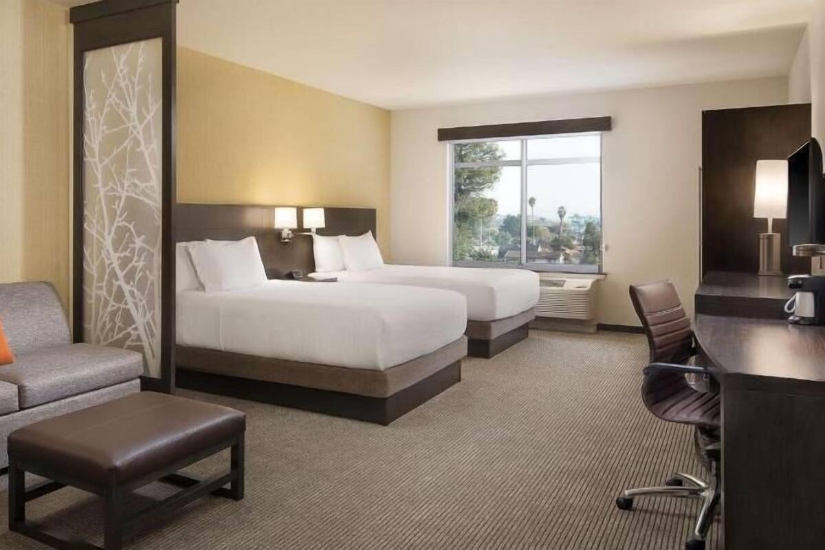In-room safe, desk, blackout curtains, iron/ironing board