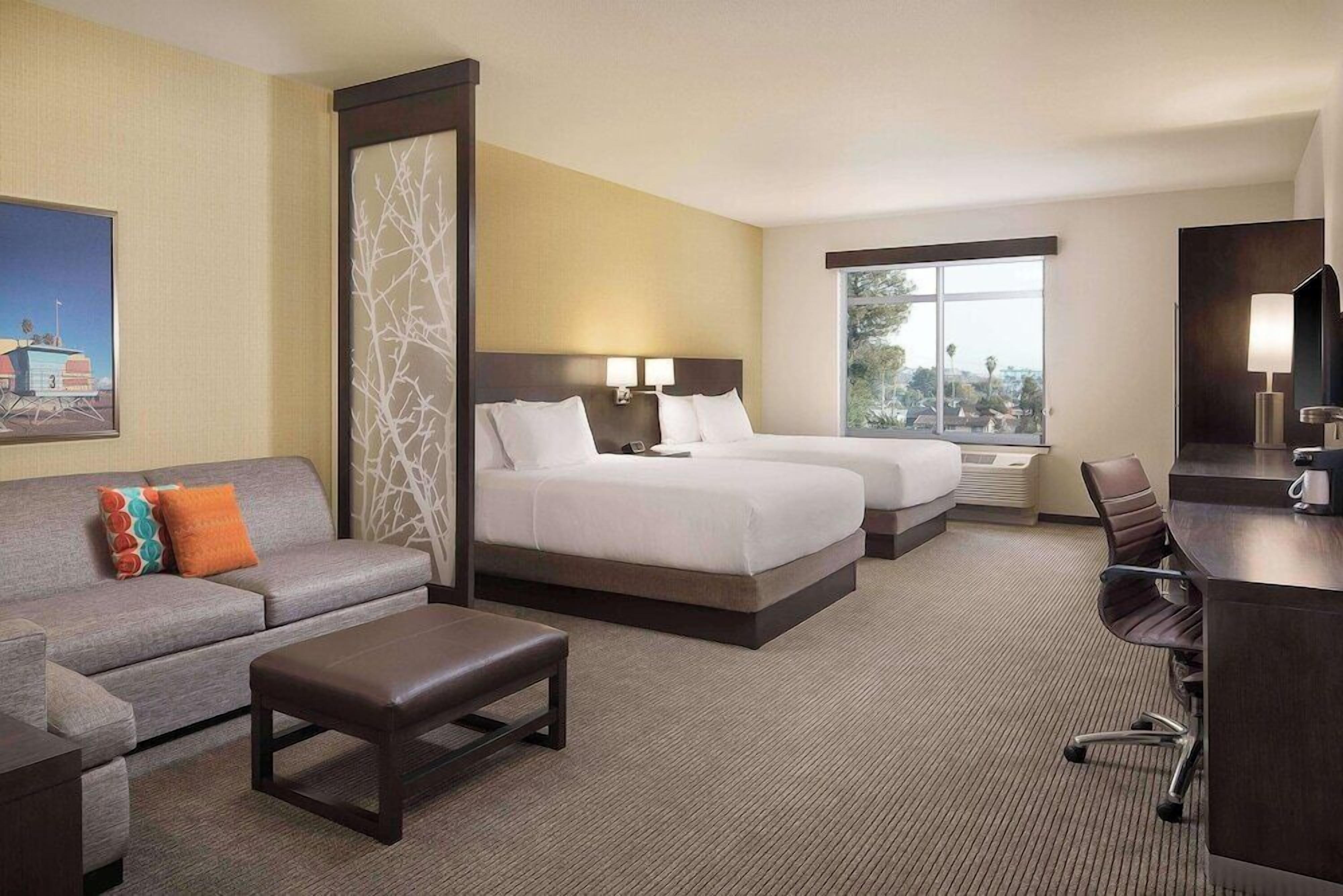 In-room safe, desk, blackout curtains, iron/ironing board