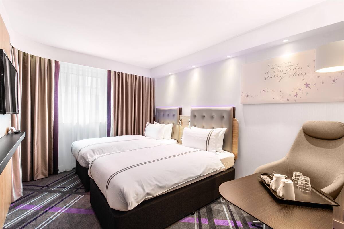 In-room safe, blackout drapes, iron/ironing board