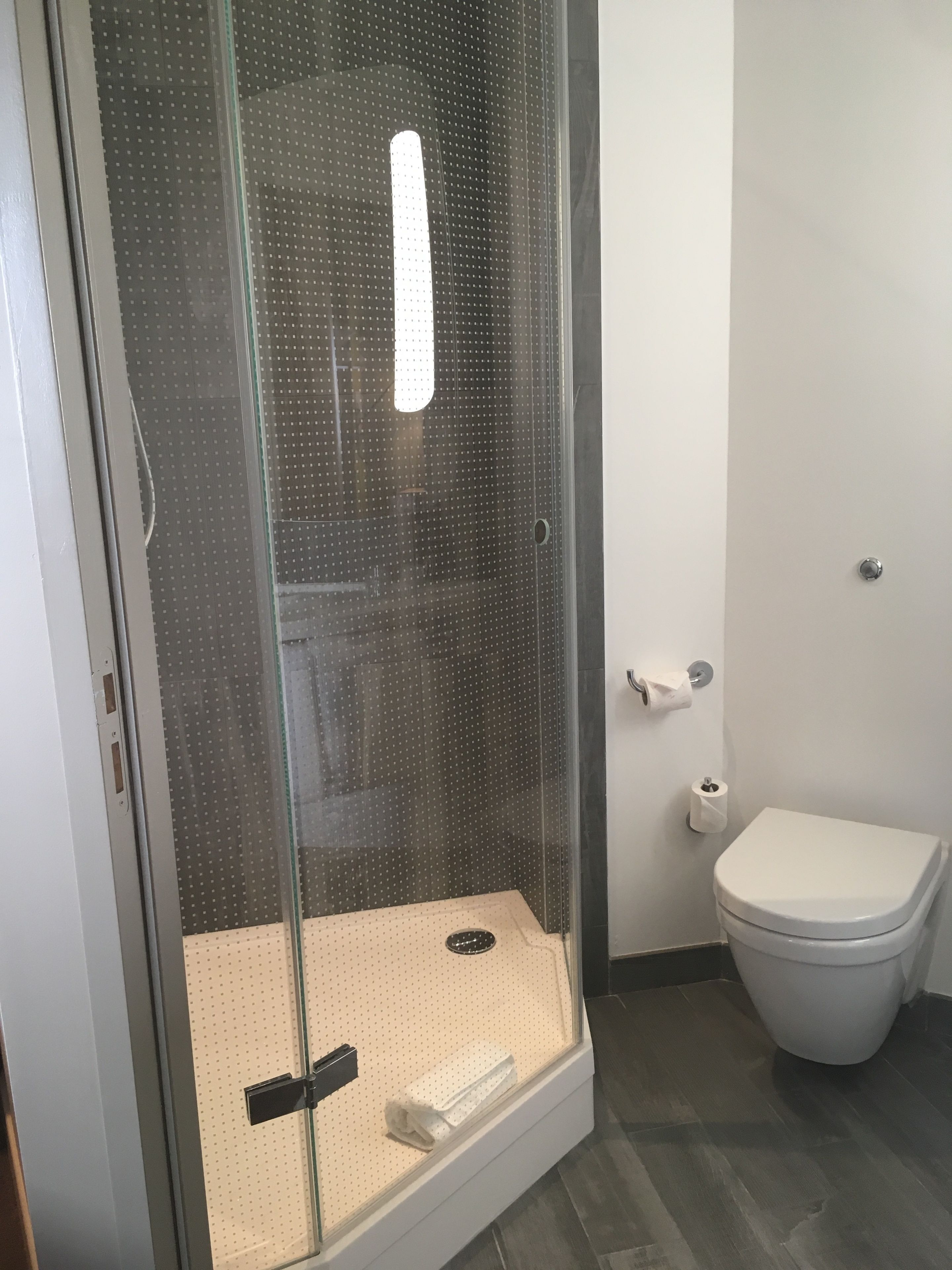 standard double room, 1 double bed | bathroom | shower, eco-friendly toiletries, hair dryer, towels