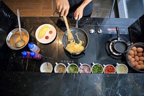 Daily buffet breakfast (IDR 50000 per person)