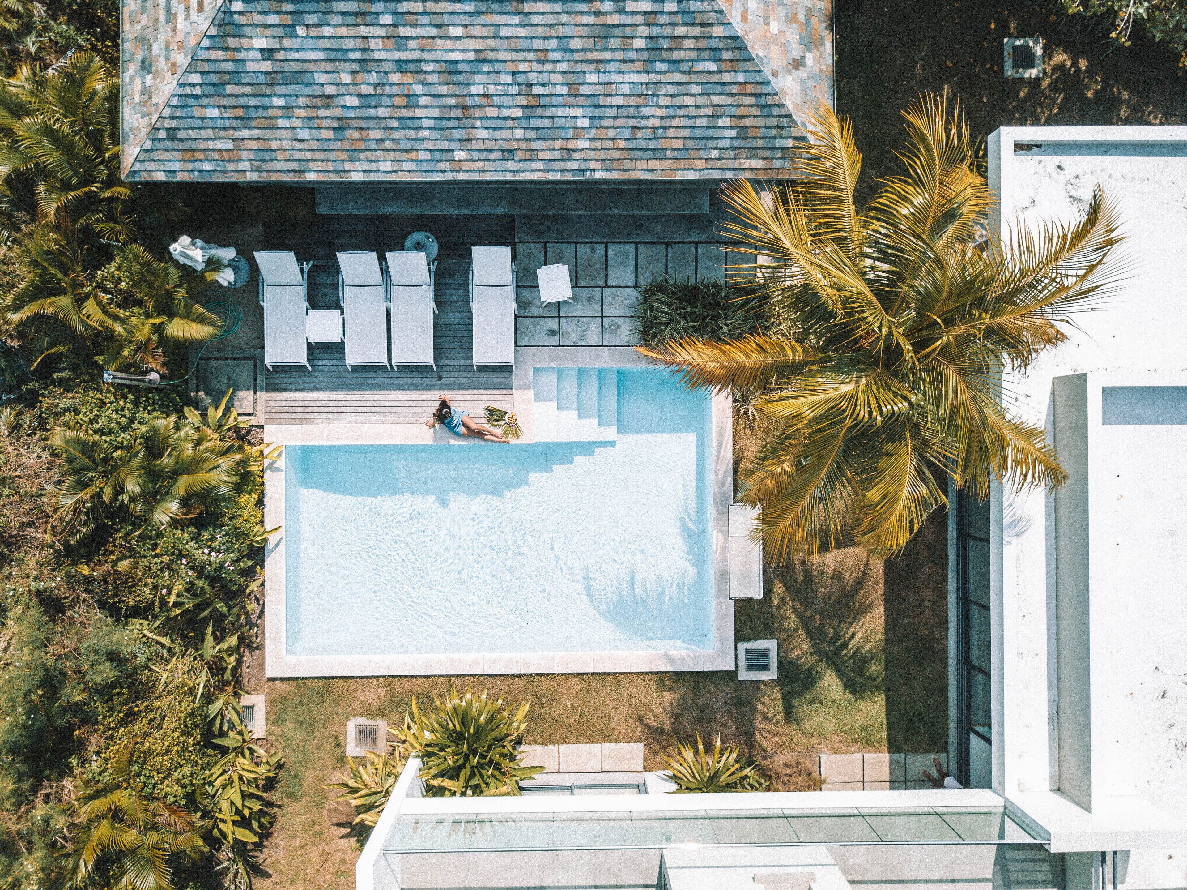 Deluxe villa, 3 slaapkamers | Lakens van Egyptisch katoen, luxe beddengoed, een kluis op de kamer