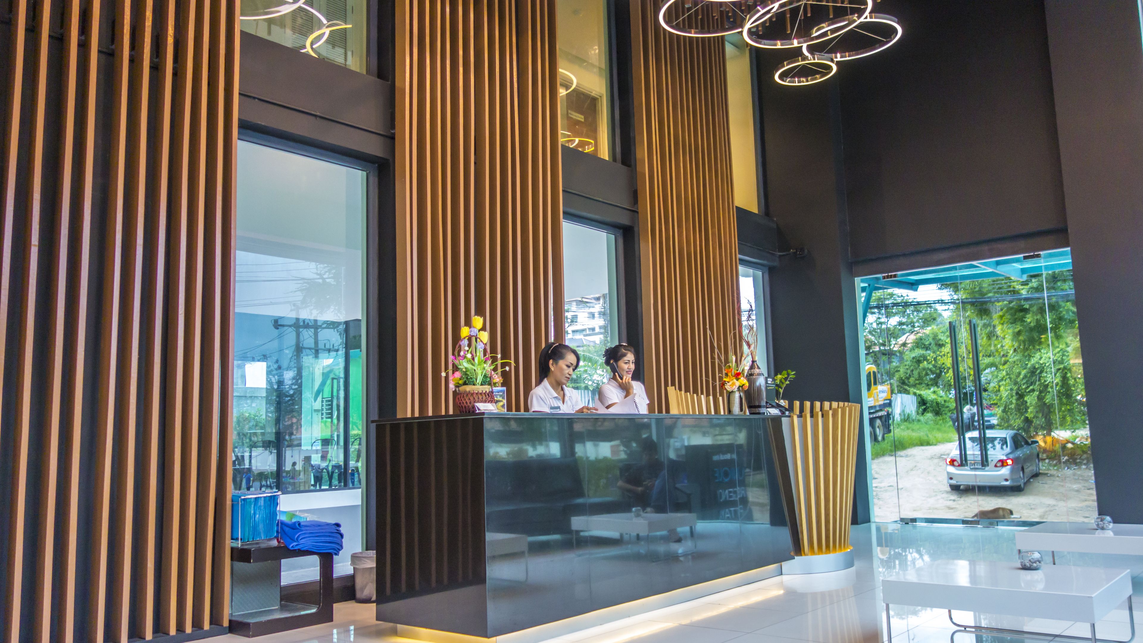 check-in/check-out kiosk