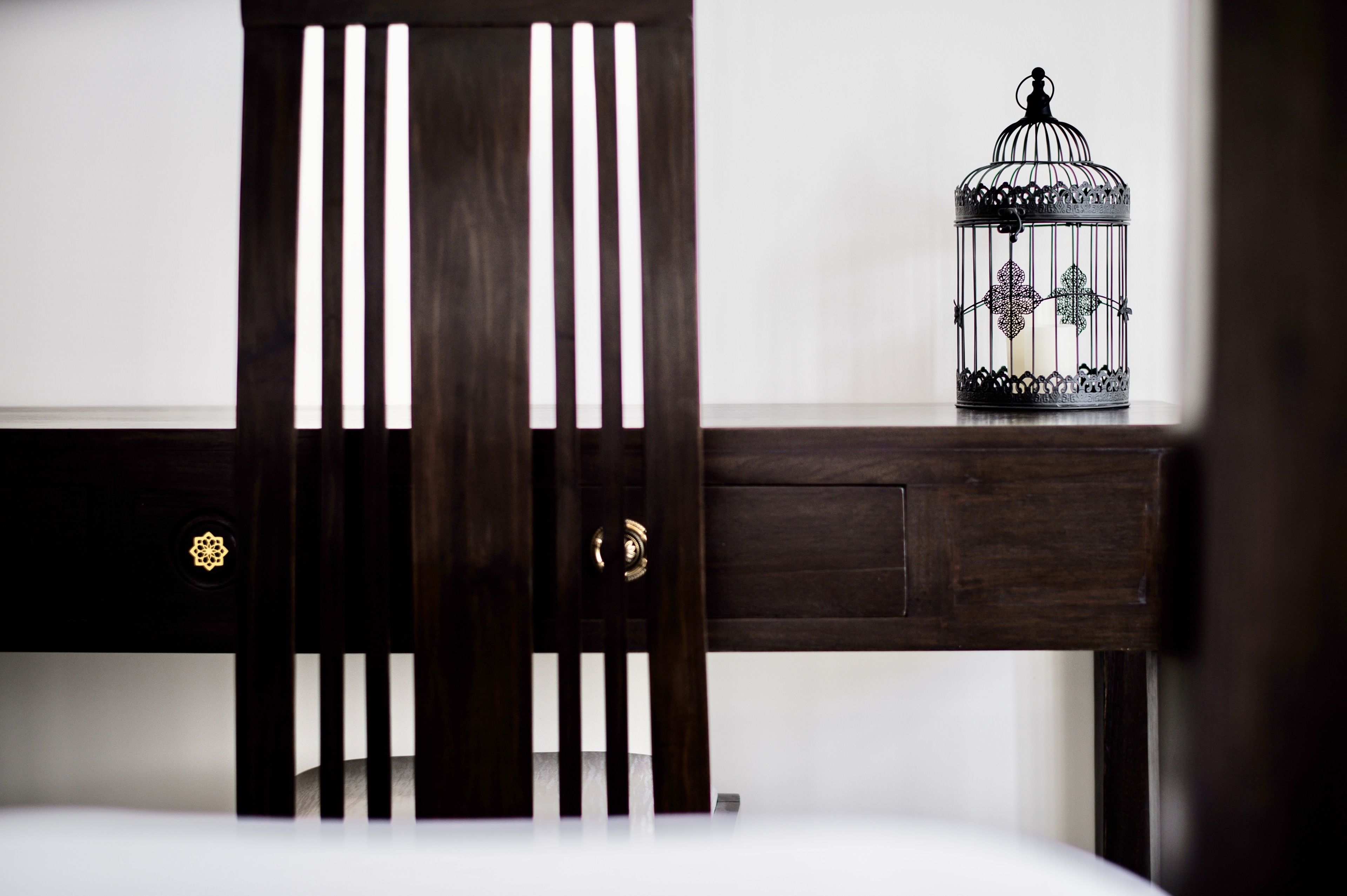 deluxe double bed with balcony pool view | free minibar, in-room safe, laptop workspace, iron/ironing board