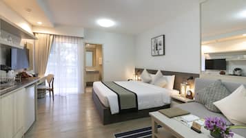 Superior Room | In-room safe, desk, laptop workspace, blackout curtains