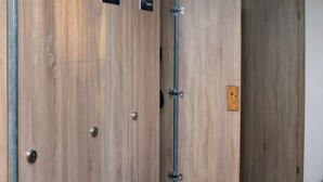 In-room safe, desk, soundproofing, cribs (free)