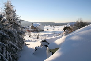 패밀리 아파트, 침실 1개, 산 전망 | 객실에서 보이는 전망