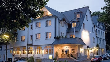 Front of property – evening/night