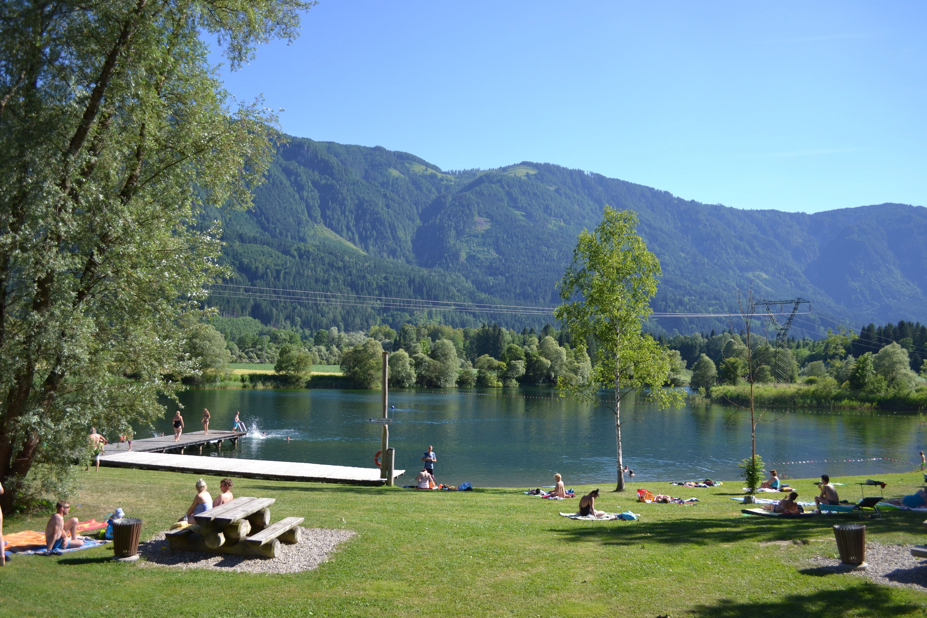 Seasonal outdoor pool