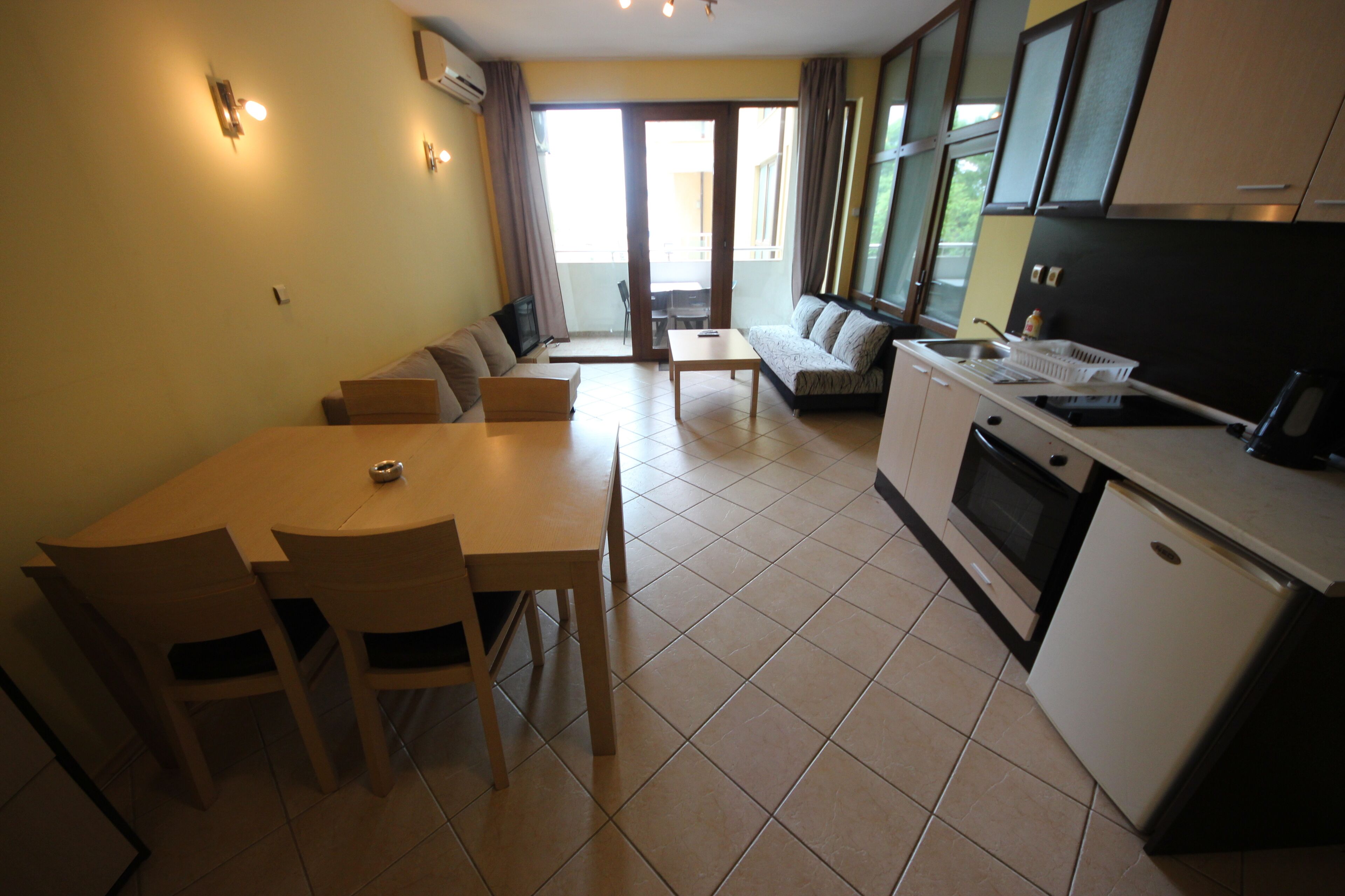 Comfort Apartment (7 adults) | Living room | 20-cm TV with cable channels