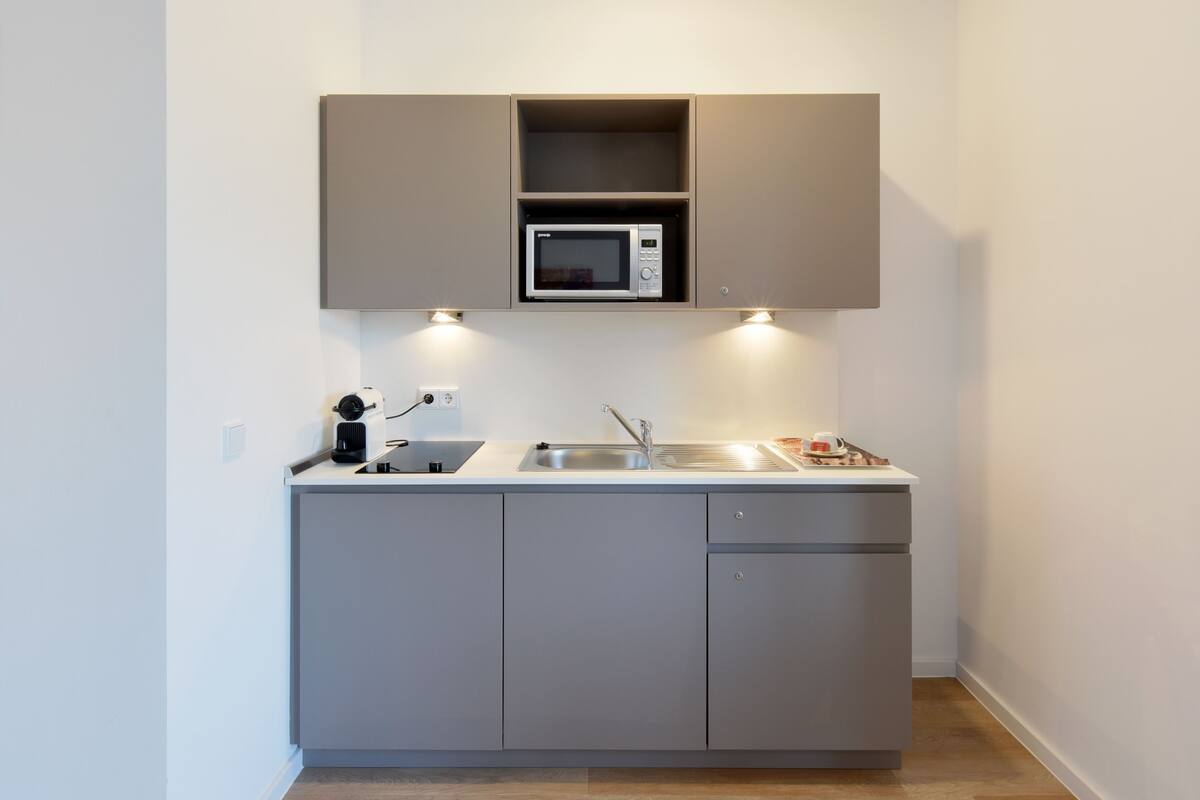 maxi apartment | private kitchenette | fridge, espresso maker, coffee/tea maker, electric kettle