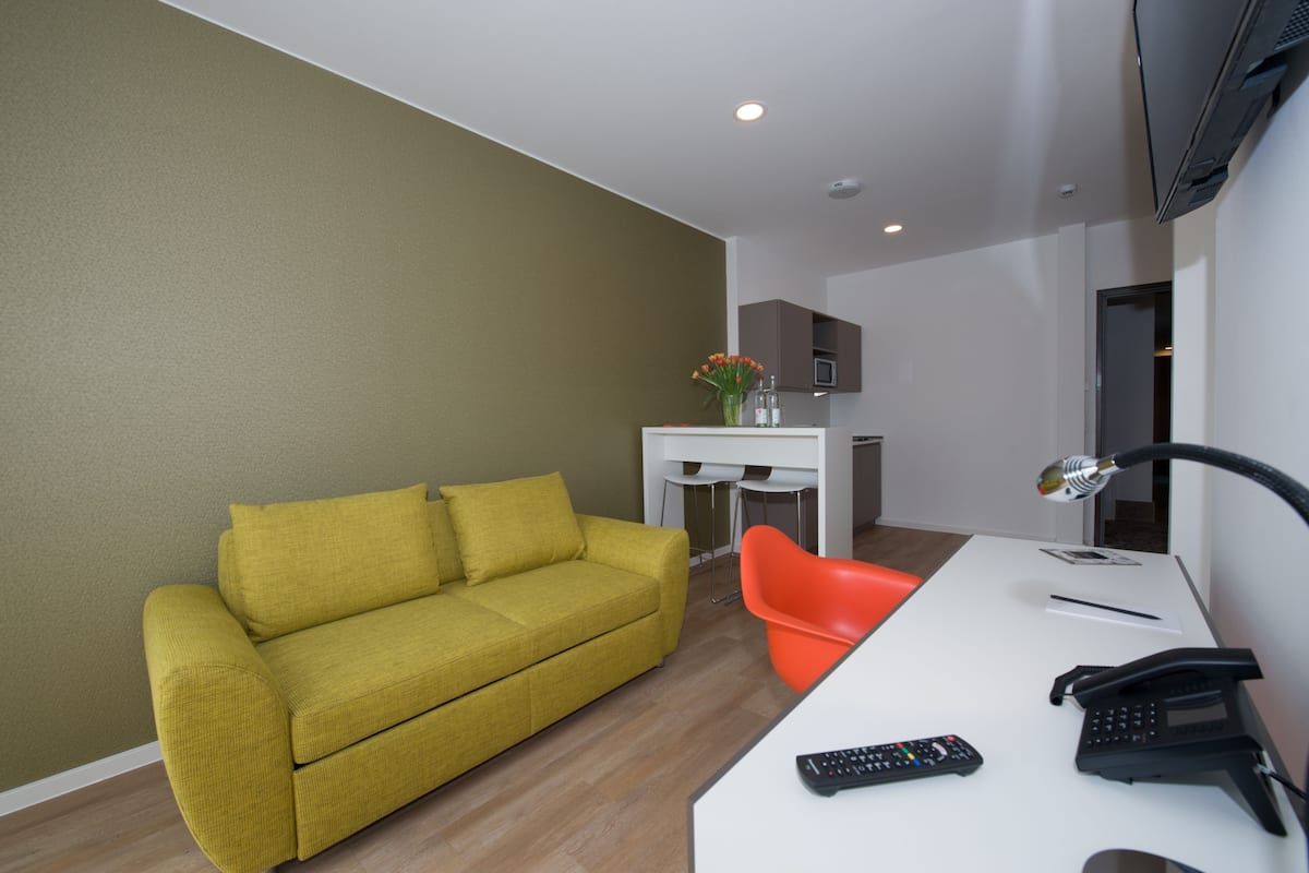 luxury apartment | living area | tv