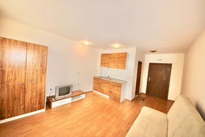 Studio Classique, balcon (2 adults + 2 children) | Coin cuisine privé