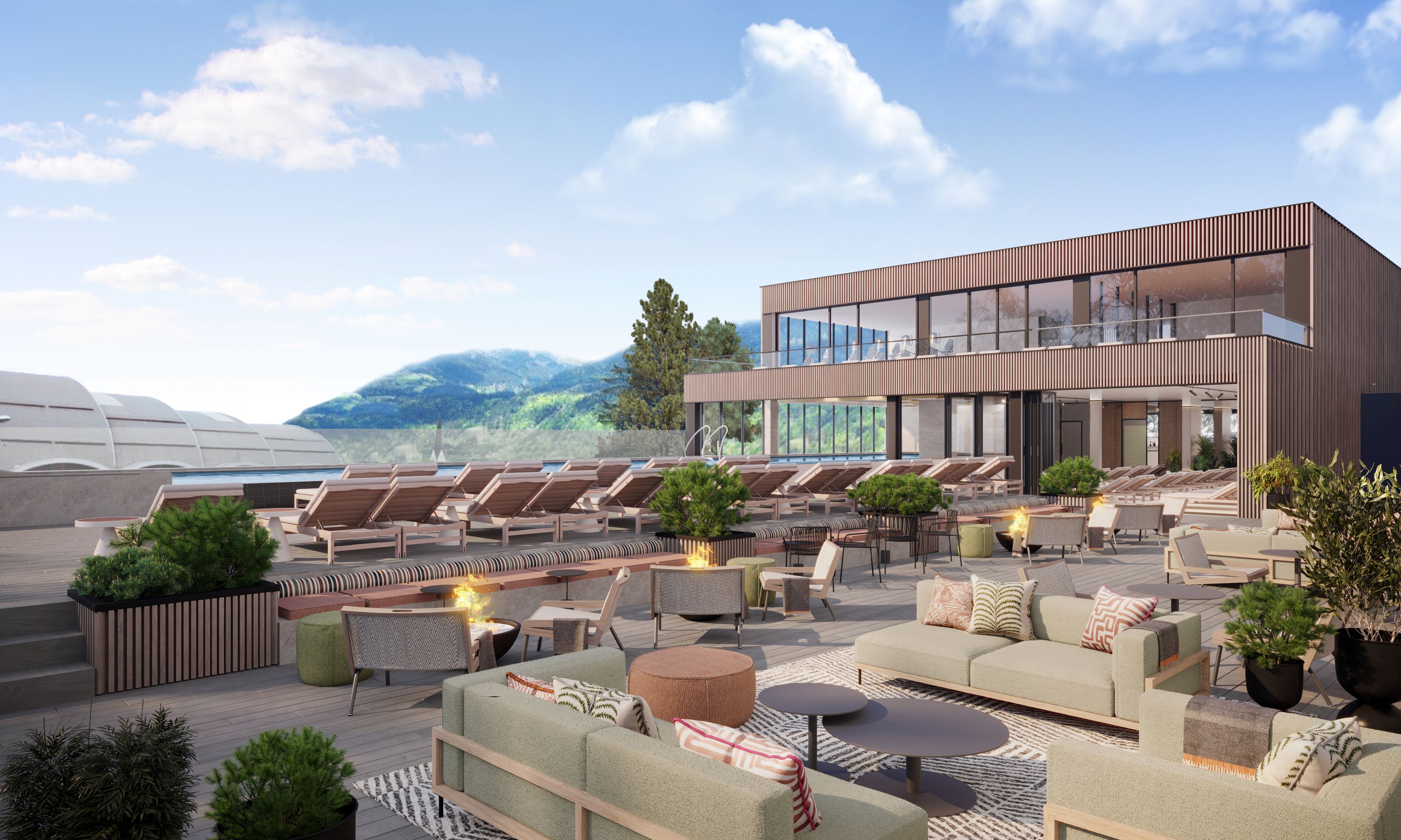 Sisäuima-allas, ulkouima-allas