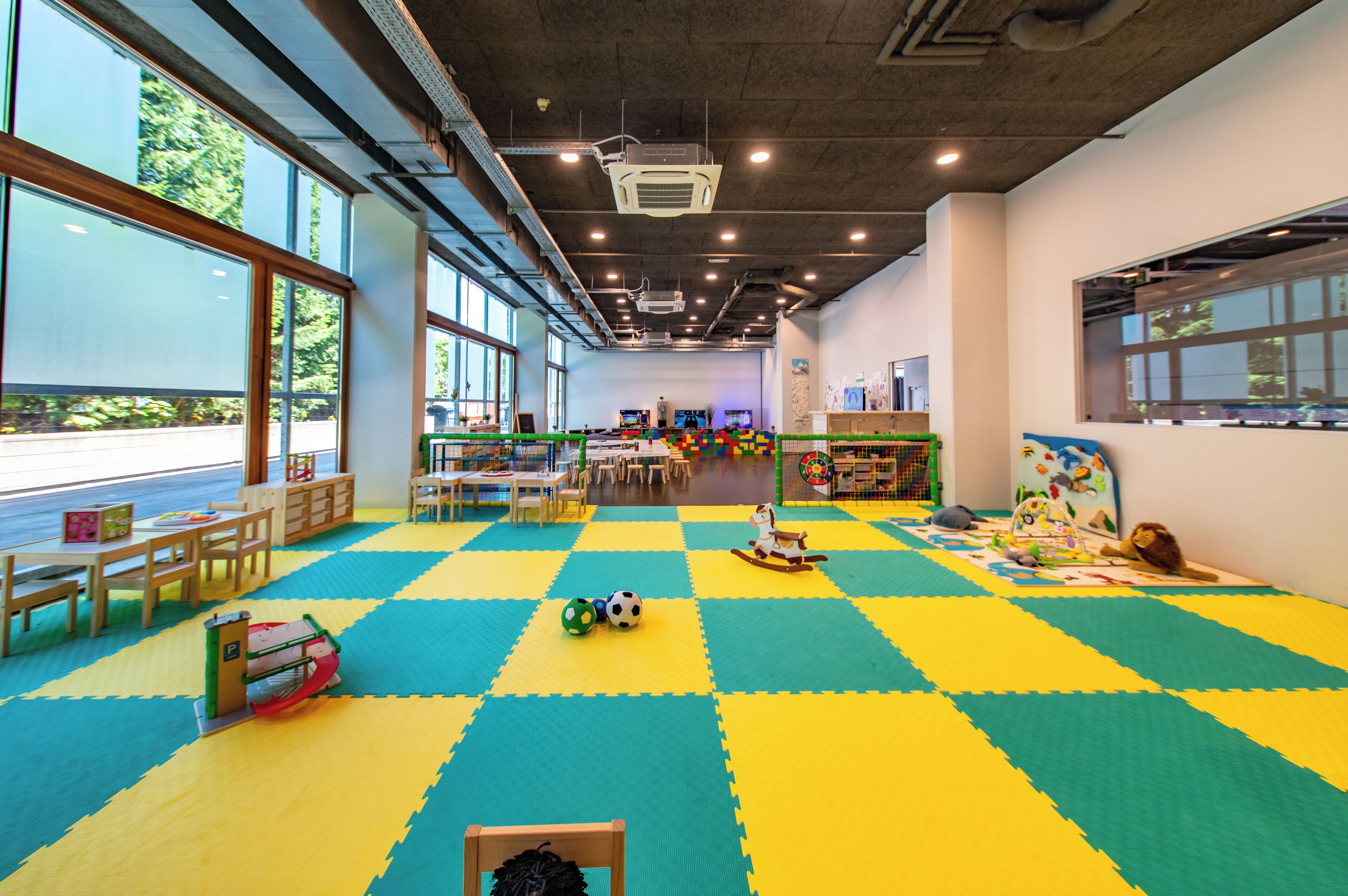 Innendørs lekeområde for barn