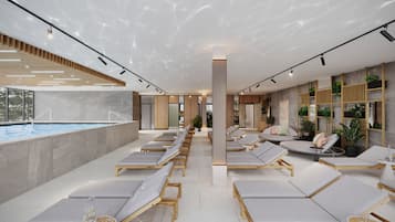 Indoor pool, outdoor pool