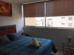 Standaard appartement, 2 slaapkamers (702B) | Een kluis op de kamer, een strijkplank/strijkijzer, gratis wifi