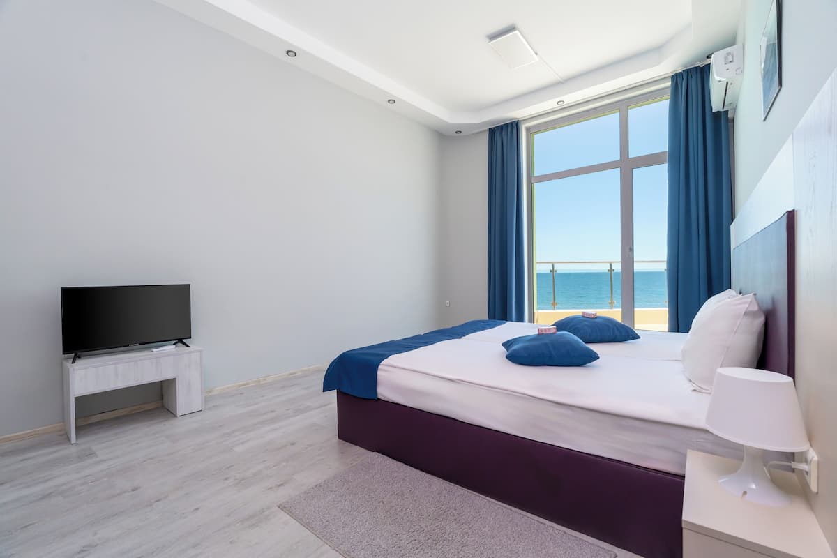 two bedroom suite | 1 bedroom, desk, blackout curtains, iron/ironing board