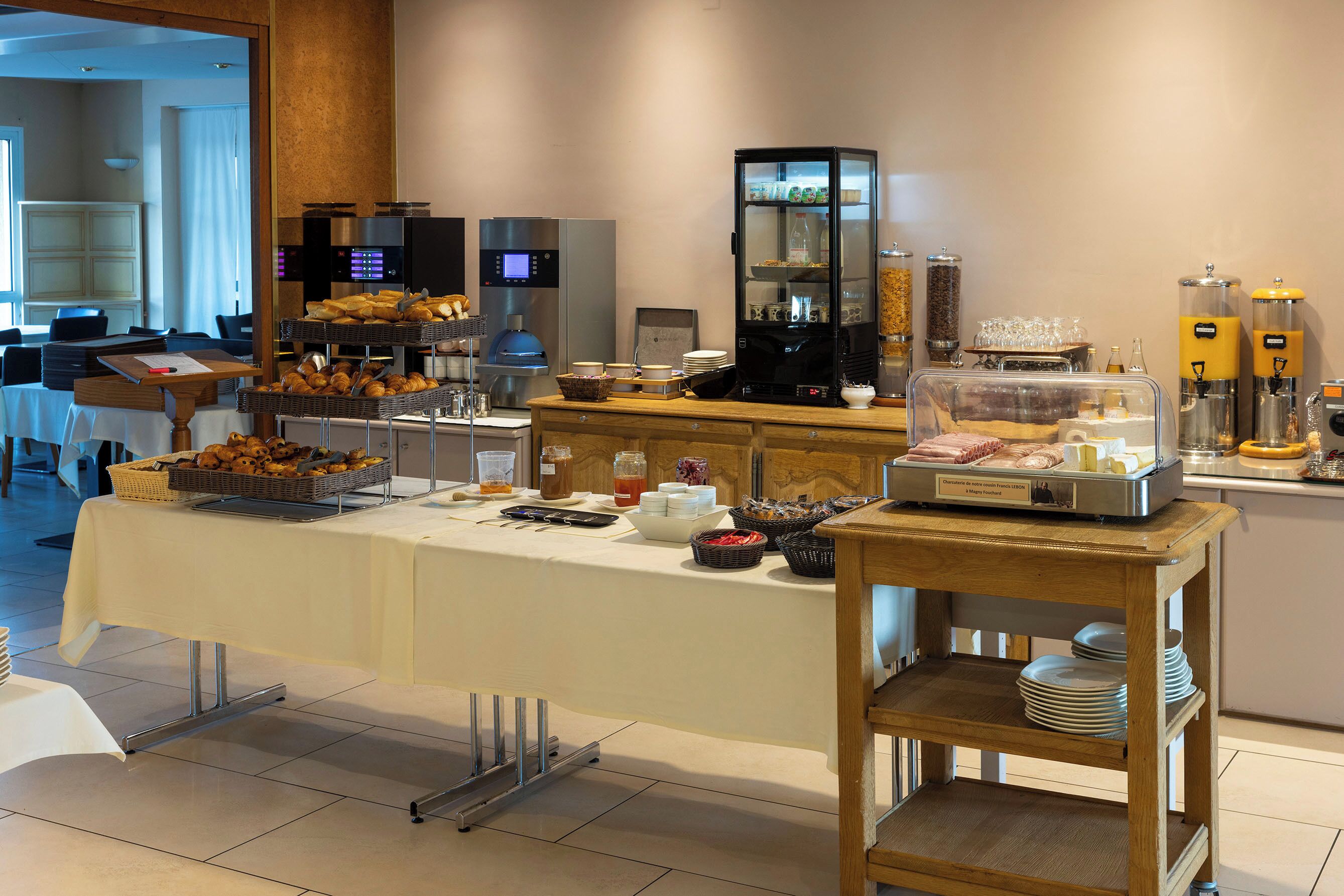daily buffet breakfast (eur 16.50 per person)