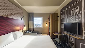 Minibar, in-room safe, desk, blackout curtains