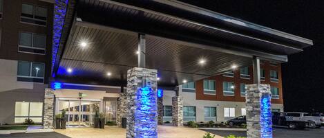 Majoituspaikan julkisivu