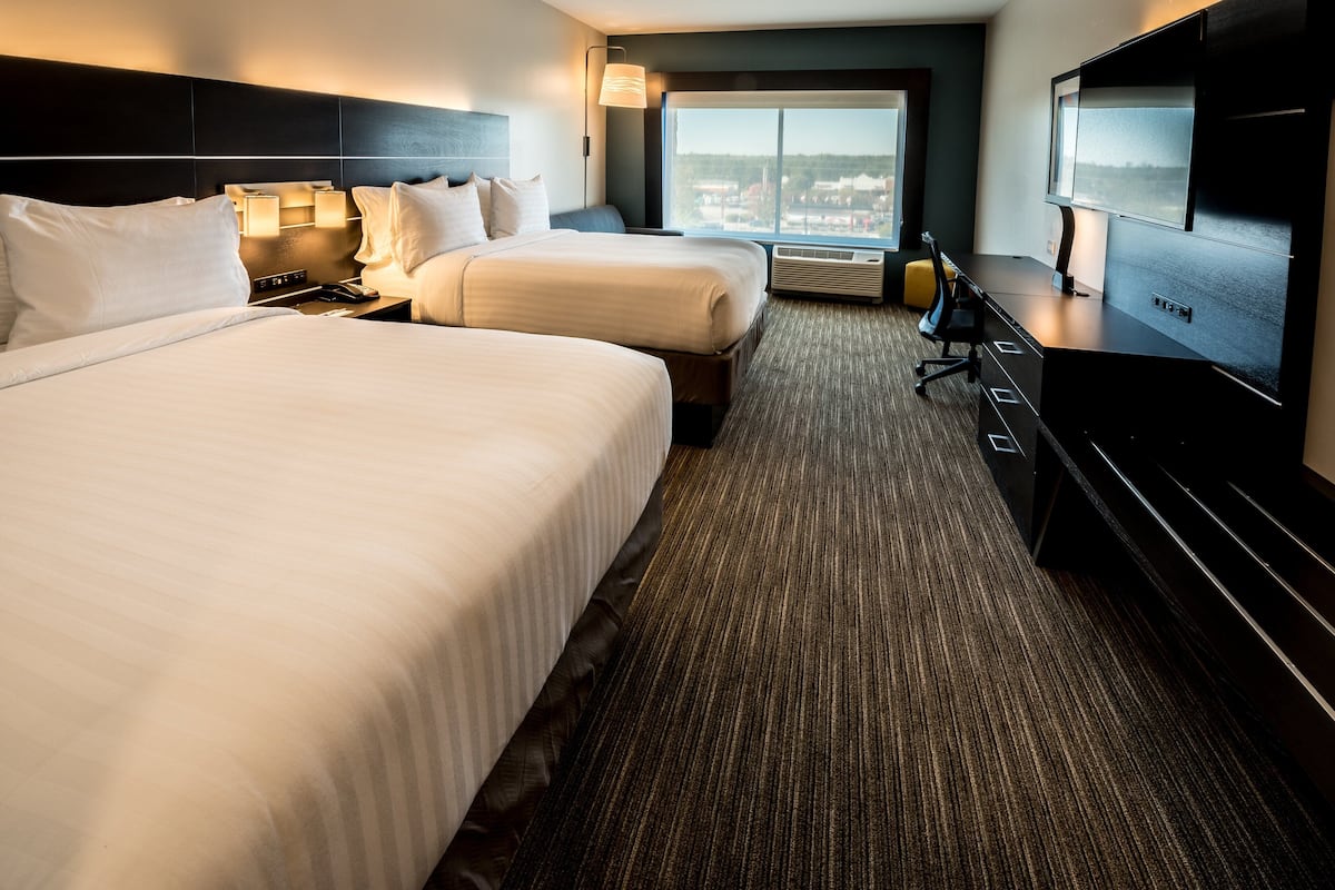 in-room safe, desk, blackout curtains, iron/ironing board