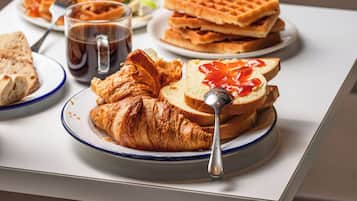 Frukostbuffé varje dag mot avgift