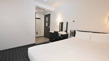 Deluxe Double Room, Non Smoking | Desk, blackout drapes, iron/ironing board (on request), WiFi (free)