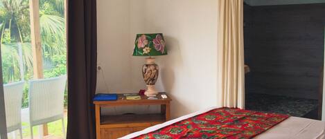 Memory foam beds, individually decorated, blackout drapes