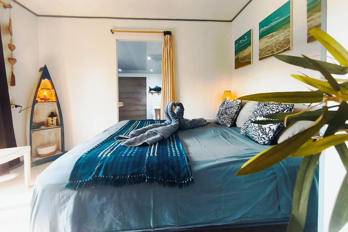 Memory foam beds, blackout drapes, WiFi (free), individually decorated