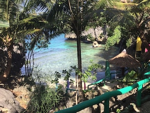 Private beach, white sand, free beach cabanas, sun-loungers - Turtle Cove Island Resort (Calatrava)