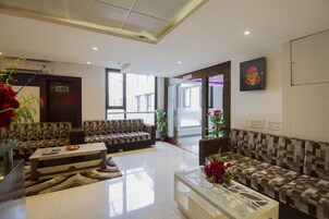 Sala de estar en el lobby