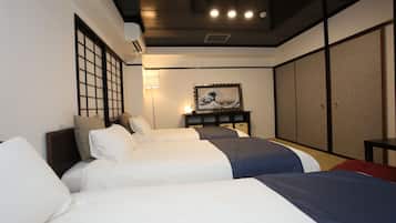Superior Japanese Style Triple Room with Tatami (3 Twin Beds) | In-room safe, blackout drapes, free WiFi, bed sheets