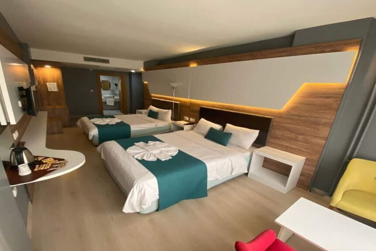 Double or Twin Room, City View | Free minibar, in-room safe, desk, blackout drapes