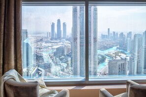 Panoramic Apartment, 2 Bedrooms, City View | View from room - Dream Inn 48 Burj Gate Skyline View (Dubai)