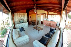Living area - Pousada do Sol (Bombinhas)