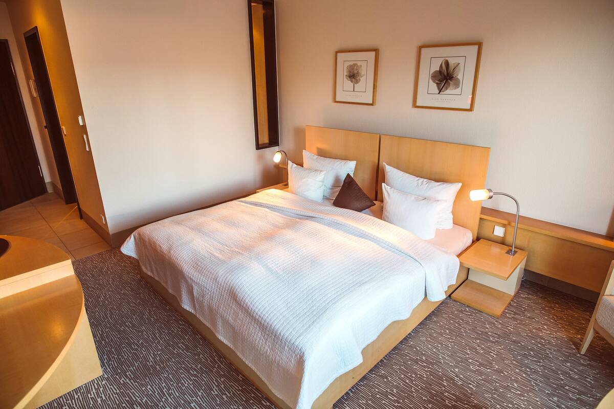 Business-Einzelzimmer, barrierefrei | 1 Schlafzimmer, Minibar, Zimmersafe, Schreibtisch