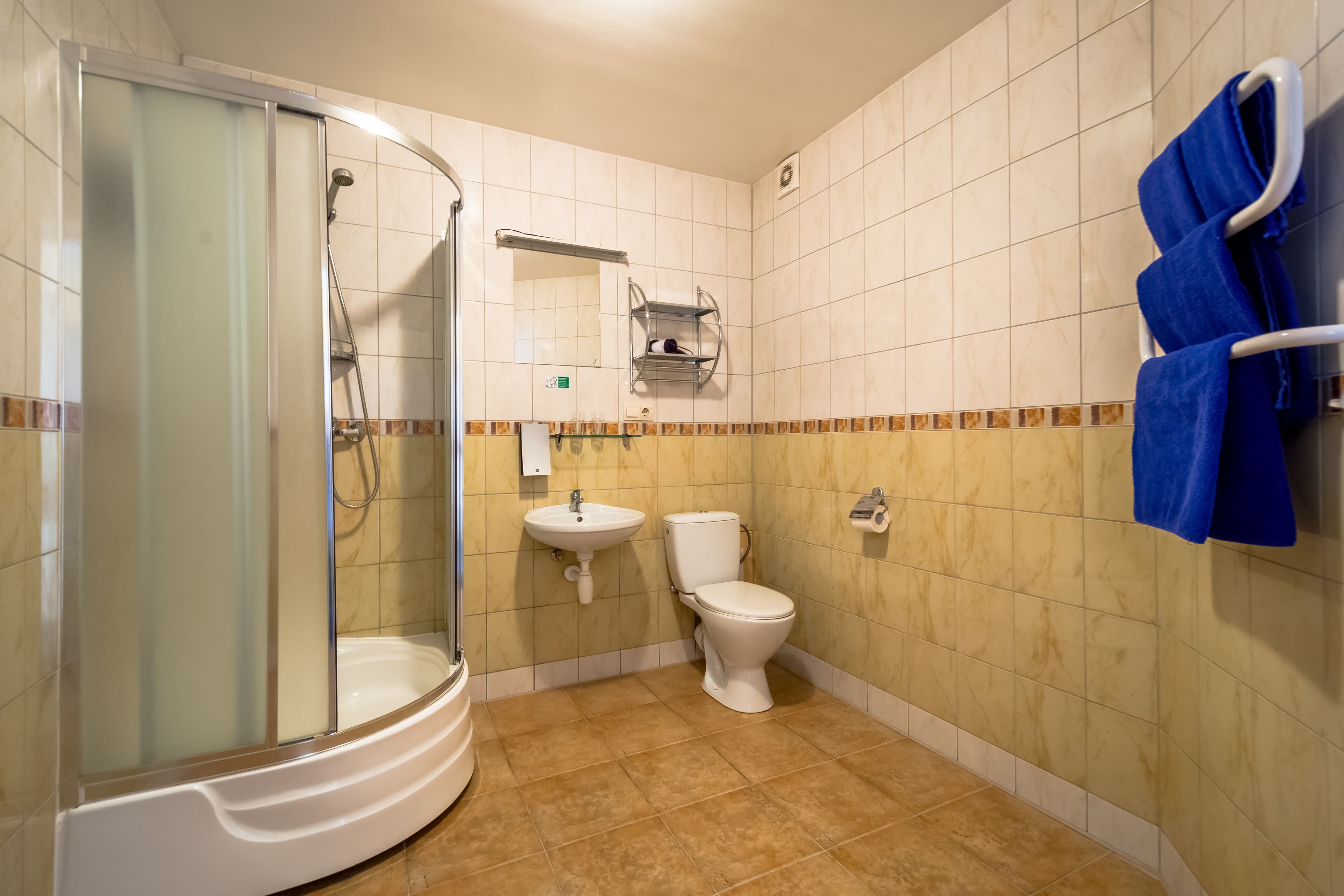 business double room | bathroom | towels