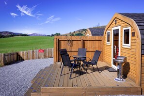 Deluxe Chalet, 1 Bedroom, Kitchen, Mountain View | Terrace/patio