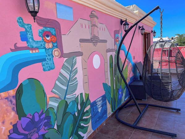 Terrace/patio - Hotel Maya Campeche (Campeche)