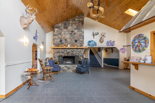 Sitteområde i lobbyen