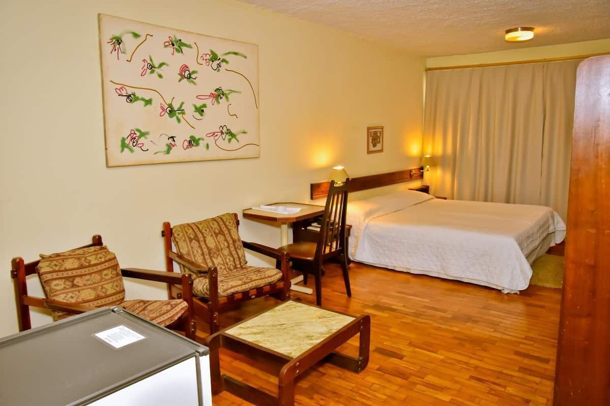 Minibar, escritorio, wifi gratis y ropa de cama