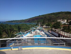 Seasonal outdoor pool - Fragata Hotel (Guarapari)