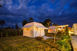Private Tent - Shared Bathroom | Minibar, individually decorated, individually furnished