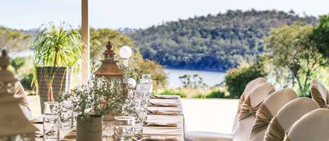 Área de bodas al aire libre