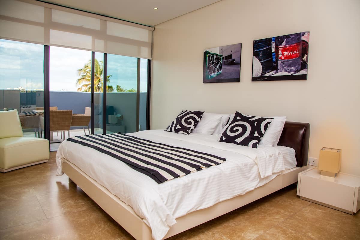 Penthouse | 2 habitaciones, caja de seguridad en la habitación y escritorio