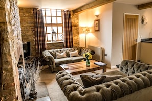 Cottage Luxe, 2 chambres (Rose Cottage) | Coin séjour