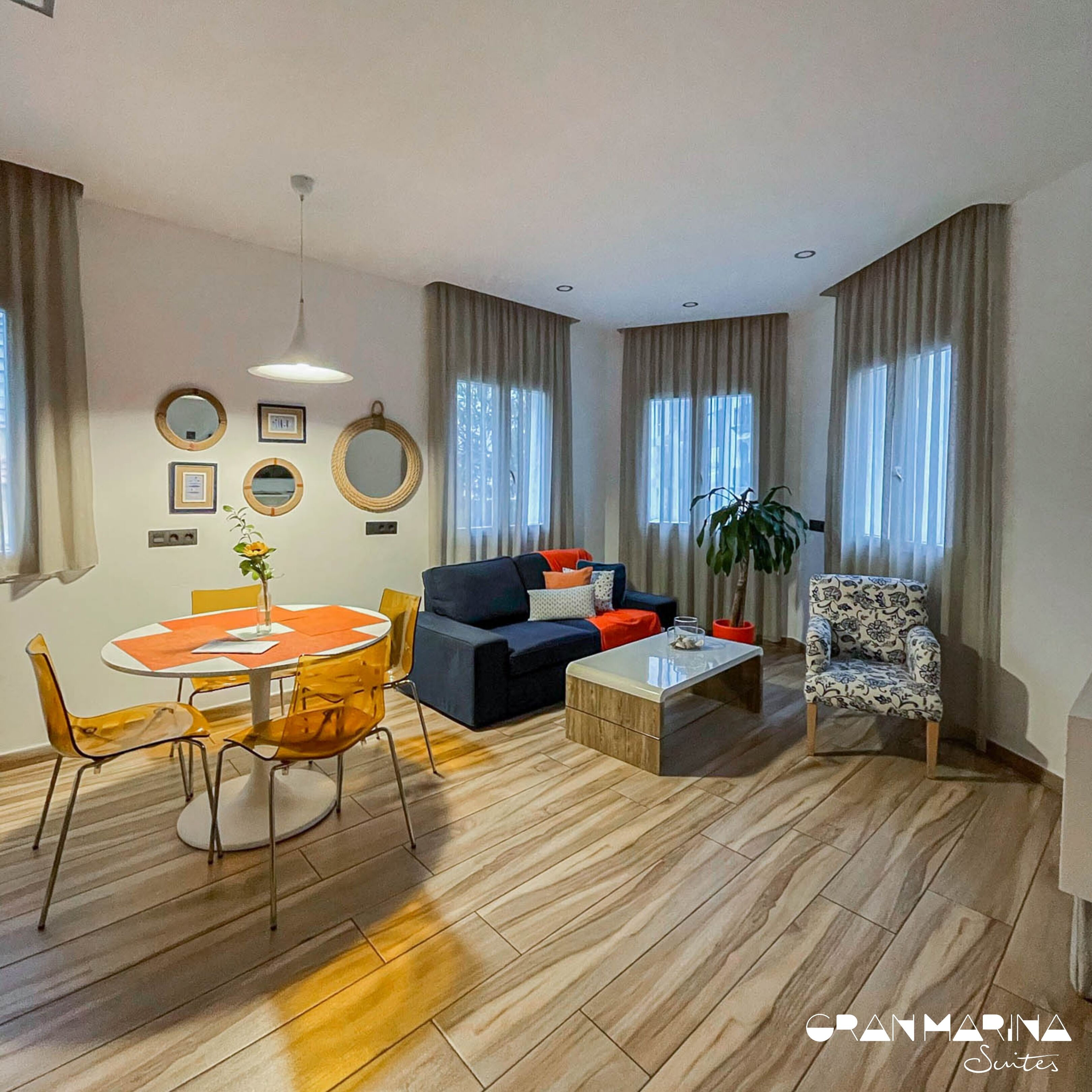 42-inch flat-screen tv with satellite channels, tv, netflix